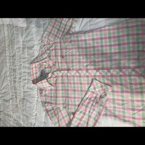 Lilly Pulitzer white label button up